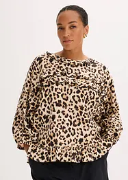 Blusa in misto viscosa fine, bonprix