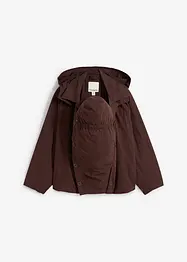 Giacca prémaman 3 in 1 stile mantella con inserto babywearing, bonprix