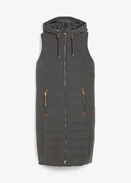 Gilet trapuntato lungo, bonprix