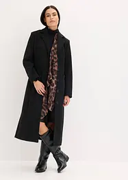 Cappotto lungo in simil lana, bonprix