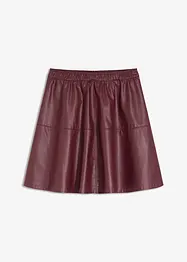 Gonna corta in similpelle, bonprix