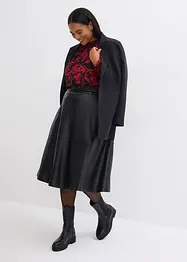 Camicetta di chiffon con dettagli smock, bonprix