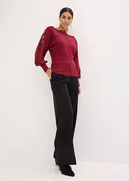Maglione in filato fine di misto viscosa fluente, bonprix