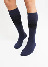 Calzettoni termici con interno in spugna morbida e cotone biologico (pacco da 3 paia), bonprix