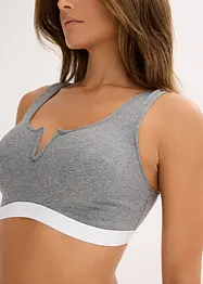 Reggiseno bustier con cotone biologico, bonprix