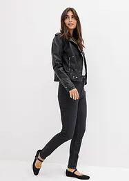 Jeans skinny cropped, vita alta, bonprix