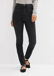 Jeans skinny cropped, vita alta, bonprix