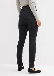 Jeans skinny cropped, vita alta, bonprix