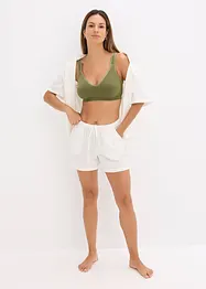Reggiseno t-shirt senza ferretto con cotone (pacco da 2), bonprix