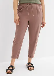 Pantaloni in jersey di misto cotone elasticizzato, bonprix