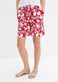 Shorts larghi in viscosa con cinta comoda, vita alta, bonprix
