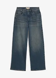 Jeans wide leg a vita alta, bonprix