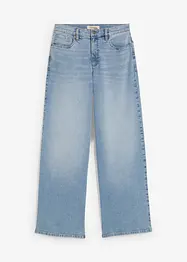 Jeans wide leg a vita alta, bonprix