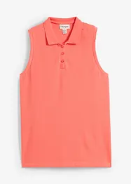 Top stile polo in puro cotone biologico, bonprix