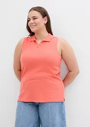 Top stile polo in puro cotone biologico, bonprix