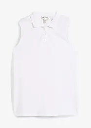 Top stile polo in puro cotone biologico, bonprix