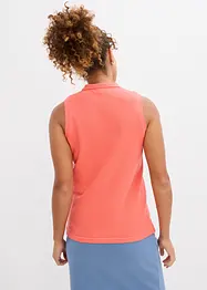 Top stile polo in puro cotone biologico, bonprix