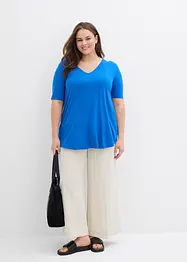 Maglia lunga in viscosa morbida, bonprix