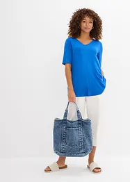 Maglia lunga in viscosa morbida, bonprix