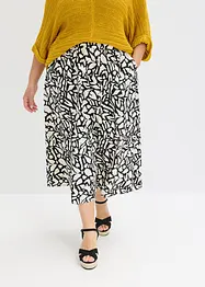 Gonna midi in popeline di cotone, bonprix