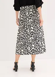 Gonna midi in popeline di cotone, bonprix