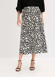 Gonna midi in popeline di cotone, bonprix