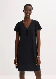 Abito in maglina con maniche di chiffon, bonprix