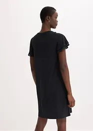Abito in maglina con maniche di chiffon, bonprix