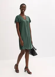 Abito in maglina con maniche di chiffon, bonprix