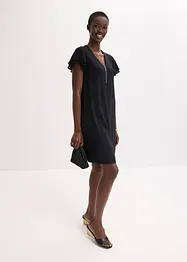 Abito in maglina con maniche di chiffon, bonprix