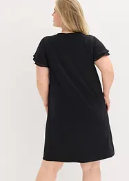 Abito in maglina con maniche di chiffon, bonprix