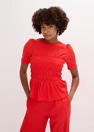 Maglia con lavorazione smock, bonprix