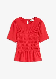 Maglia con lavorazione smock, bonprix