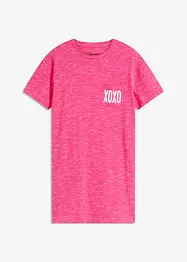 Camicia da notte oversize in filato fiammato, bonprix