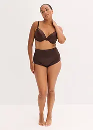 Panty con finitura lucida ed effetto modellante leggero, bonprix