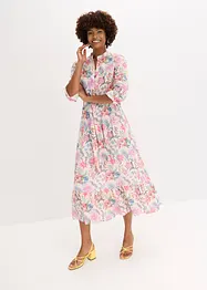 Abito lungo con stampa floreale, bonprix