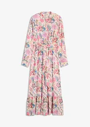 Abito lungo con stampa floreale, bonprix