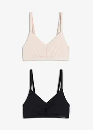 Bralette in modal morbido Feel Comfort (pacco da 2), bonprix
