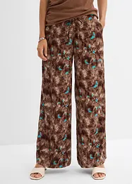 Pantaloni con elastico in vita in viscosa fluente, bonprix
