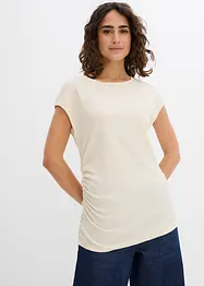 Top asimmetrico in crêpe leggero, bonprix