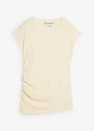 Top asimmetrico in crêpe leggero, bonprix