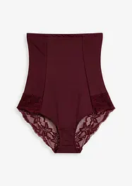 Culotte contenitiva a vita alta con  pizzo ed effetto modellante forte, bonprix