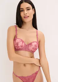 Reggiseno a balconcino con pizzo floreale, bonprix