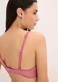 Reggiseno a balconcino con pizzo floreale, bonprix