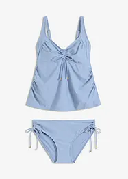Tankini prémaman con laccetti (set 2 pezzi), bonprix