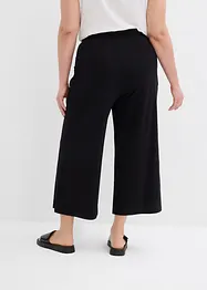 Pantaloni cropped elasticizzati in cotone biologico, bonprix