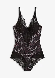 Body con reggiseno con coppe preformate integrato, bonprix