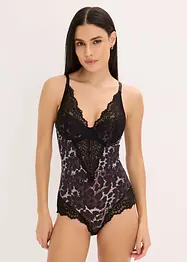Body con reggiseno con coppe preformate integrato, bonprix