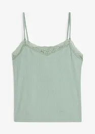 Top in crêpe leggero con spalline sottili, bonprix
