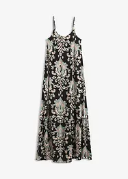Abito con spalline in viscosa strutturata, bonprix